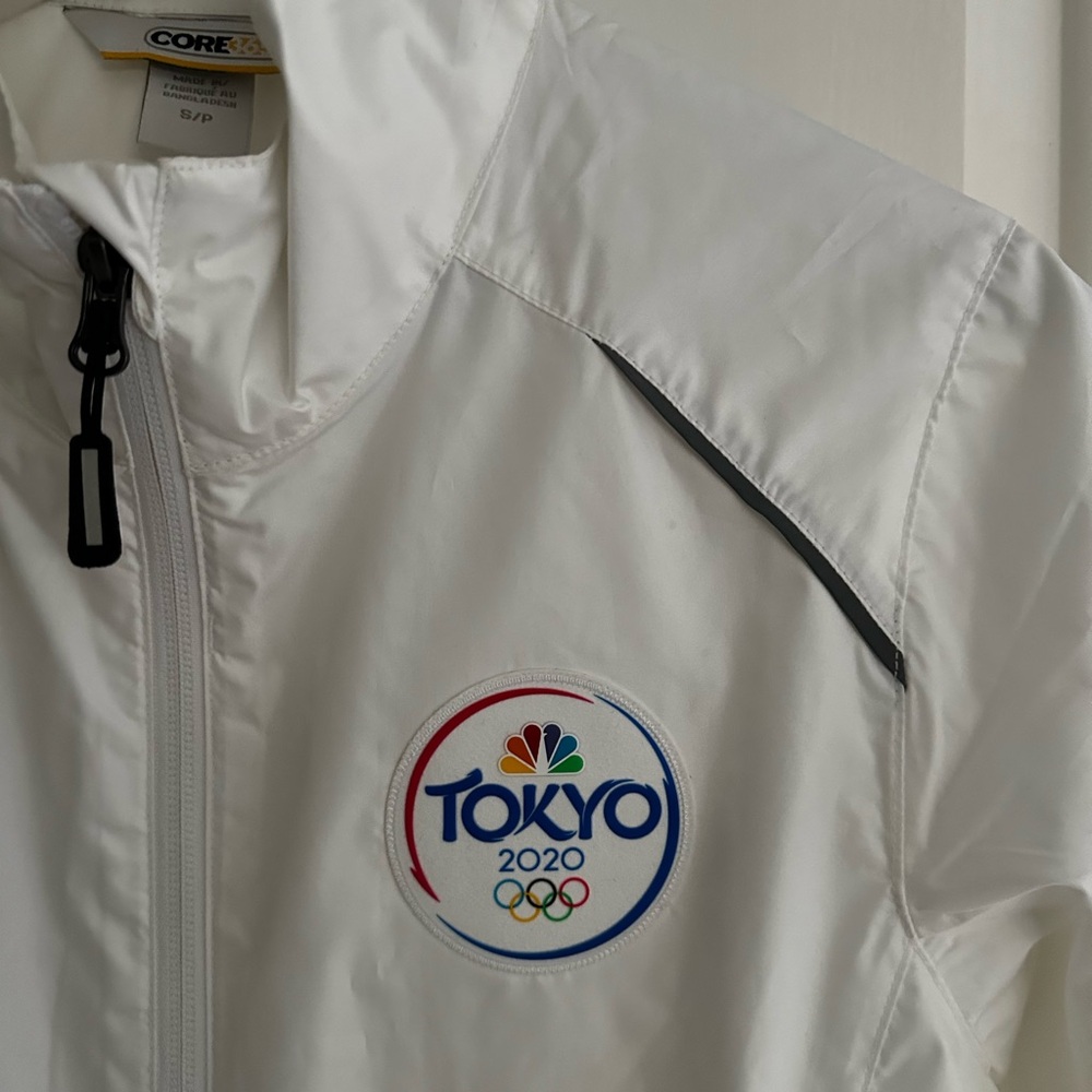White Tokyo 2020 Olympic Windbreaker Women’s Small